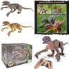Large Size Remote Control Dinosaur Toy For Boys Wholesale Tyrannosaurus Rex Model With Articulated Joints And Light-up Features Plastic Material