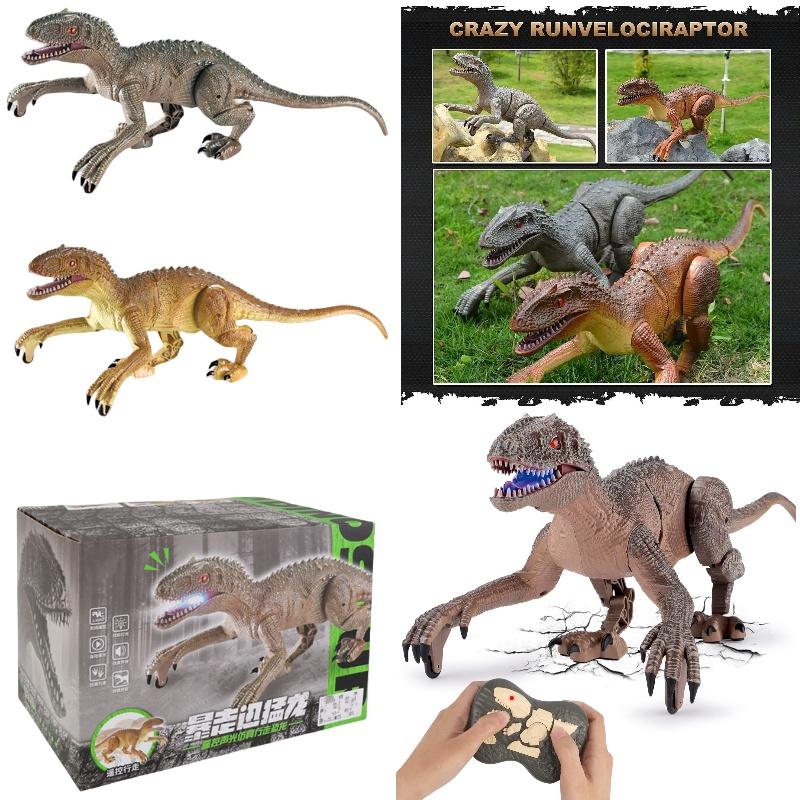 Large Size Remote Control Dinosaur Toy For Boys Wholesale Tyrannosaurus Rex Model With Articulated Joints And Light-up Features Plastic Material