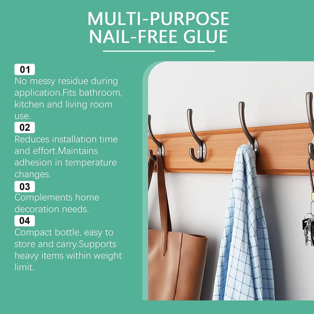 Waterproof Glue 60g Strong Sealing All Purpose Adhesive Glue for Glass Metal Craft Home Bathroom Window Furniture Indoor