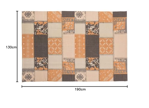 Azumaya-kk Rug, Beige, Width 130cm X Depth 190cm, TTR-132BE