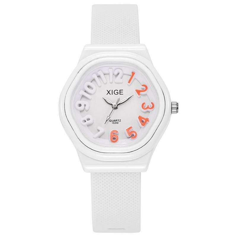 Ladies Watch Candy Color Silicone Watch Student Dopamine Color Matching Quartz Watch