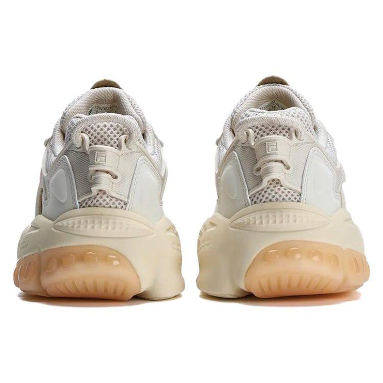 FILA Ladder Fabric Synthetic Leather TPU Sports Comfort Low-Top Casual Shoes Women Casual Shoes Off-White F12W322101FWA