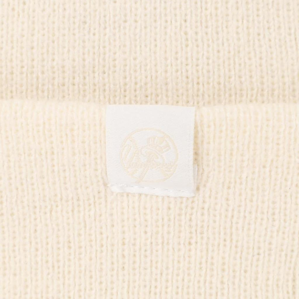 New Era MLB Knit Tonal NY Free Basic Cuff Neyyan Owhi Cap, Color, Off-White, Knit,