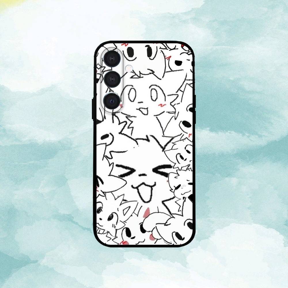 C-Cute B-Boykisser Phone Case For Samsung A73,A21s,A22,A31,A32,A52,A53,A71,A80,Soft Black Shell
