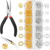 Chain Closure Jewelry Findings Set Open Jump Rings Repair Tools Kit Pliers  Necklace Repair