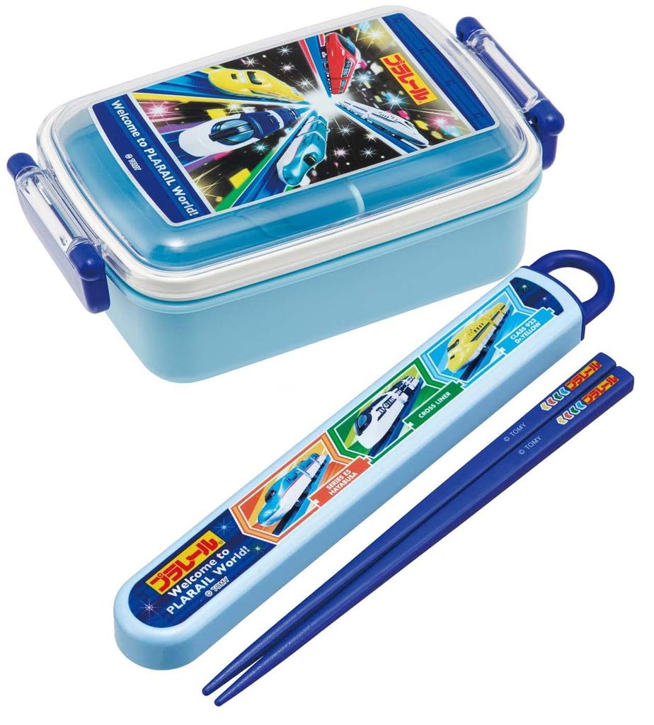 Skater Bento Plarail for Made in Box, 450ml, 23, Antibacterial, Children, Japan, RBF3ANAG-A