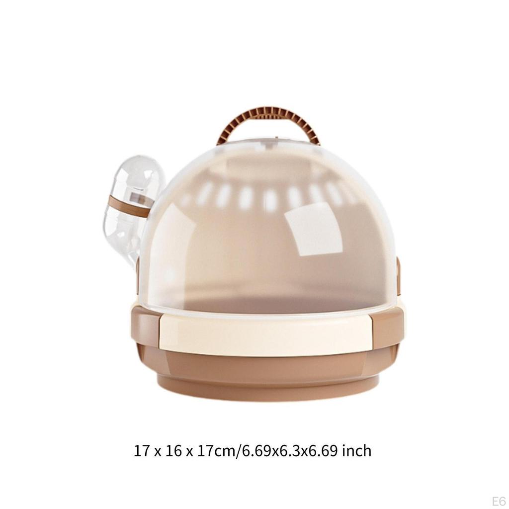 Hamster Carrier Cage Portable Small Animal Carry Winter Nest for Mice