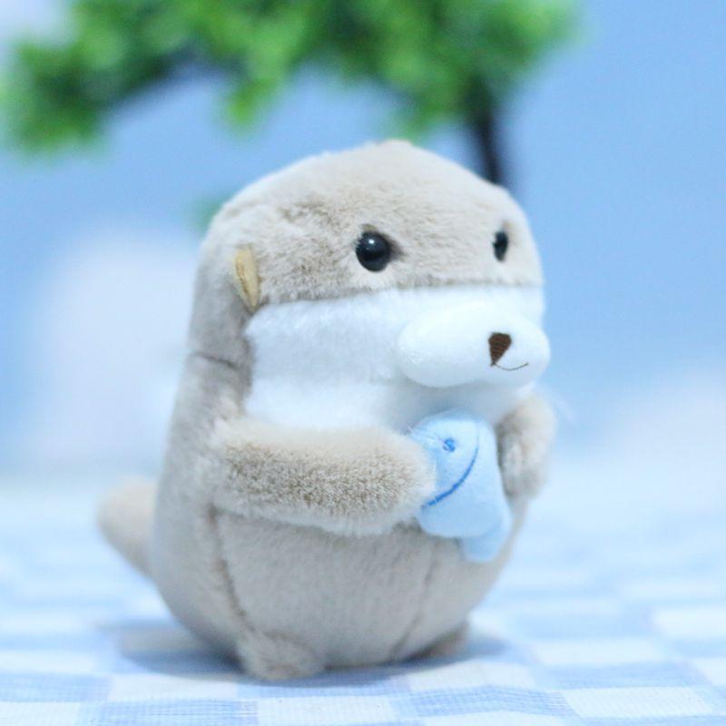 Cute Little Seal Keychain Plush Toy, Ocean Animal Doll, Bag Charm, Plush Toy 12cm