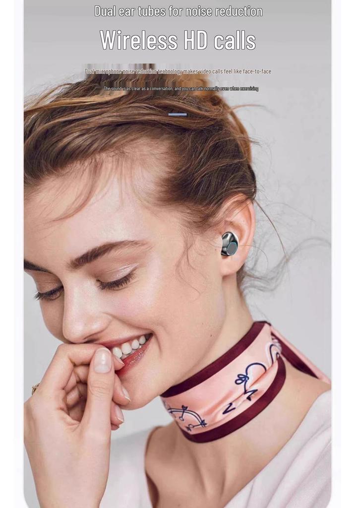 2026 Wireless Noise-Cancelling Bluetooth Earbuds: Premium Sound, Long Battery Life, Unisex In-Ear Design