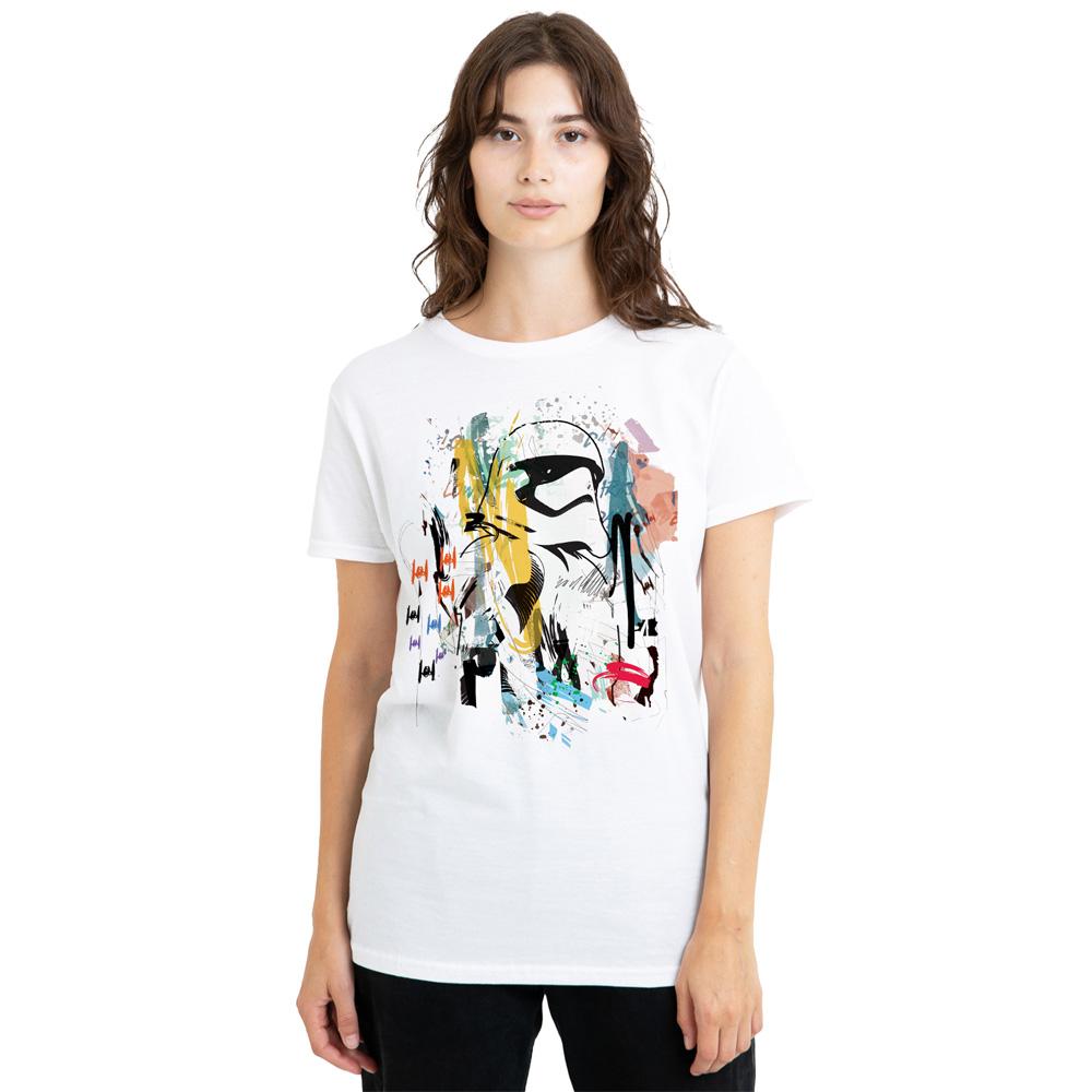STAR WARS Dame/Damer Stormtrooper Abstrakt T-skjorte