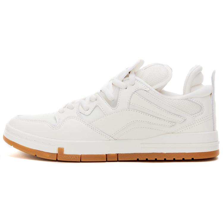 

Новые кроссовки LiNing Wei Wu PRO с низким верхом, амортизацией и защитой от скольжения для скейтборда, женские, чисто белые AETR006-1 37