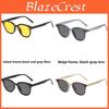 Lunettes de soleil Rétro Gm Pour Hommes Avec Protection Uv400 Lunettes de Conduite Mode Pour l'Été