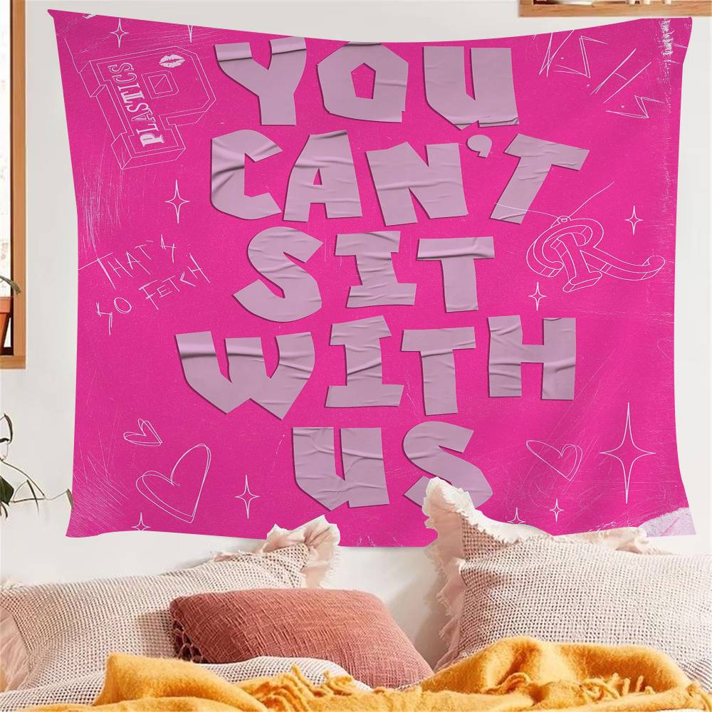Burn BookMean Girls Colorful Tapestry Wall Hanging Bohemian Wall Tapestries Mandala Wall Hanging Sheets