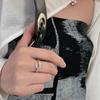 Retro Snake Ring Women's Ins Niche Design Sense Rose Index Finger Ring High Sense Opening Adjustable Ring