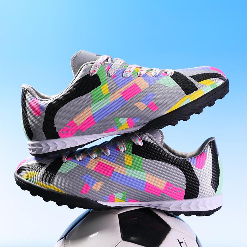 Spike football shoes men's low-top artificial flat broken nails youth shoes competition training shoes