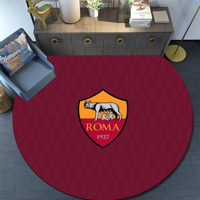 AS Rom 2 runder Teppich, Teppich für Wohnzimmer, Schlafzimmer, Sofa, Spielzimmer-Dekor, rutschfeste Fußmatte