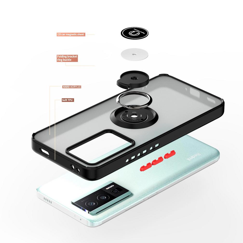 Rotatable Bracket Case for POCO F5 Pro F5 POCO X5 Pro M5 F4 GT X4 GT POCO X4 Pro M4 Pro F3 X3 GT M3 X3 NFC Ring Car Holder Cover