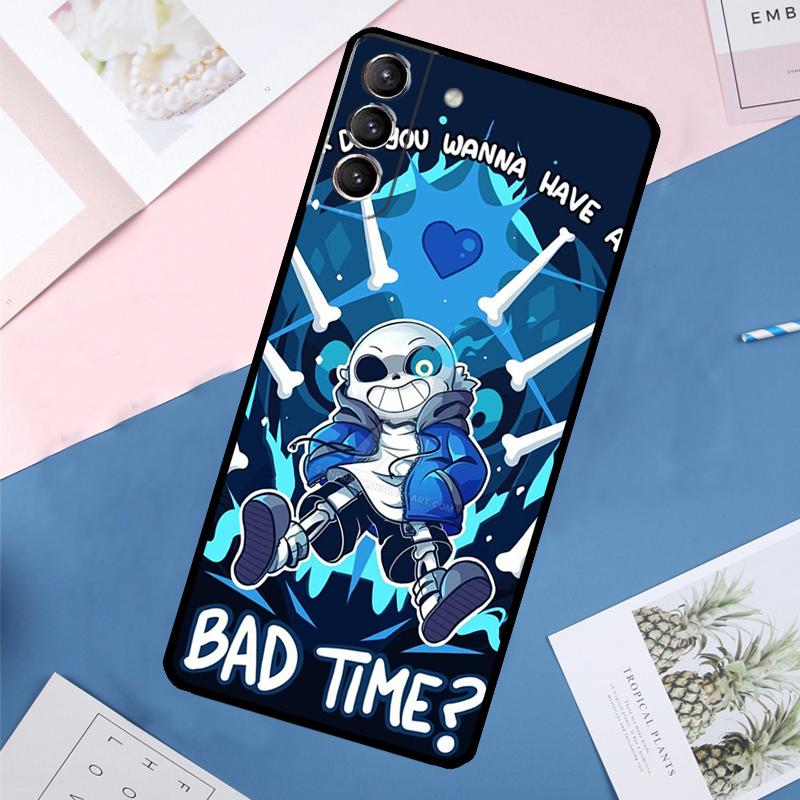 Undertale Sans Case For Samsung Galaxy S23 S22 S24 Ultra Note 20 S20 S21 FE S9 S10 Note 10 Plus Back Cover