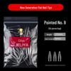 Jieliya Transparent Seamless Dual-Use Nail Tips - 50 Piece Pack