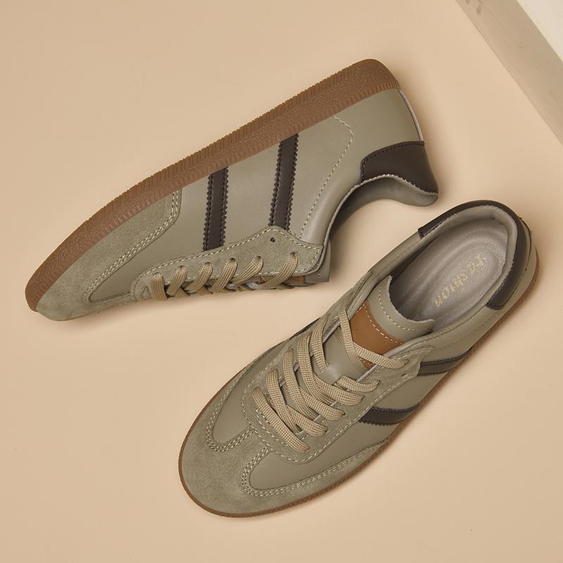 Fashion New Genuine Leather Men's Casual Shoes Trainer Race Male Sneakers Fashion Sporrtd Walking Shoes Hot Sale Outdoor Tenis Masculino