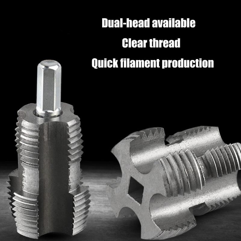 Compact Water Pipe Threader with Ergonomic Design Heavy Duty Internal Thread Cutting Tool for 1/2 3/4inch Water Pipes