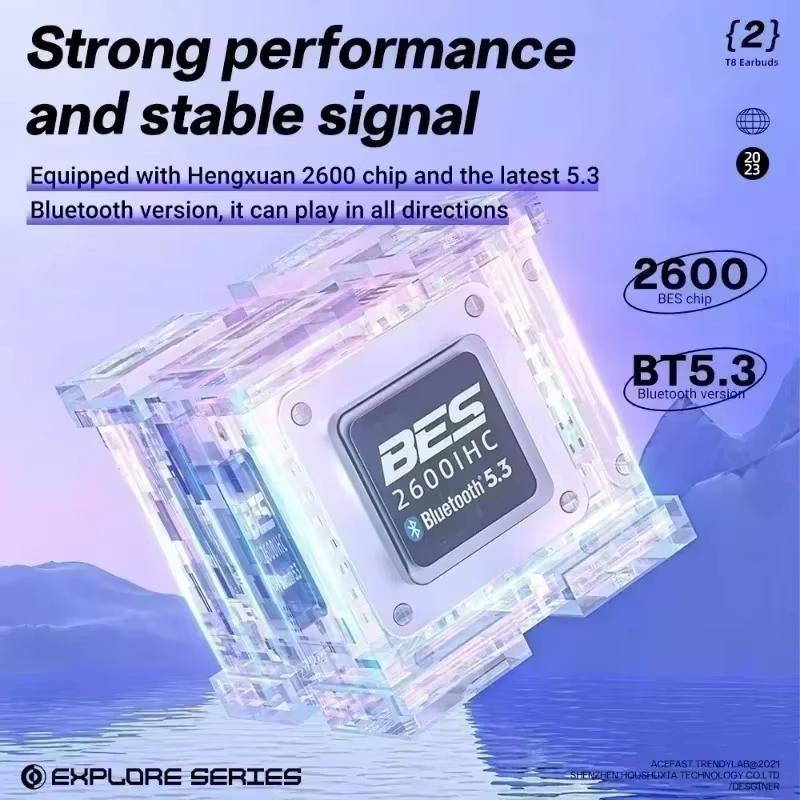 ΝΕΑ Ασύρματα Ακουστικά T8 TWS Bluetooth 5.0 Αθλητικά Ακουστικά Gaming Ακουστικά Ακουστικά Μείωσης Θορύβου Μπάσα Αφής για τηλέφωνο