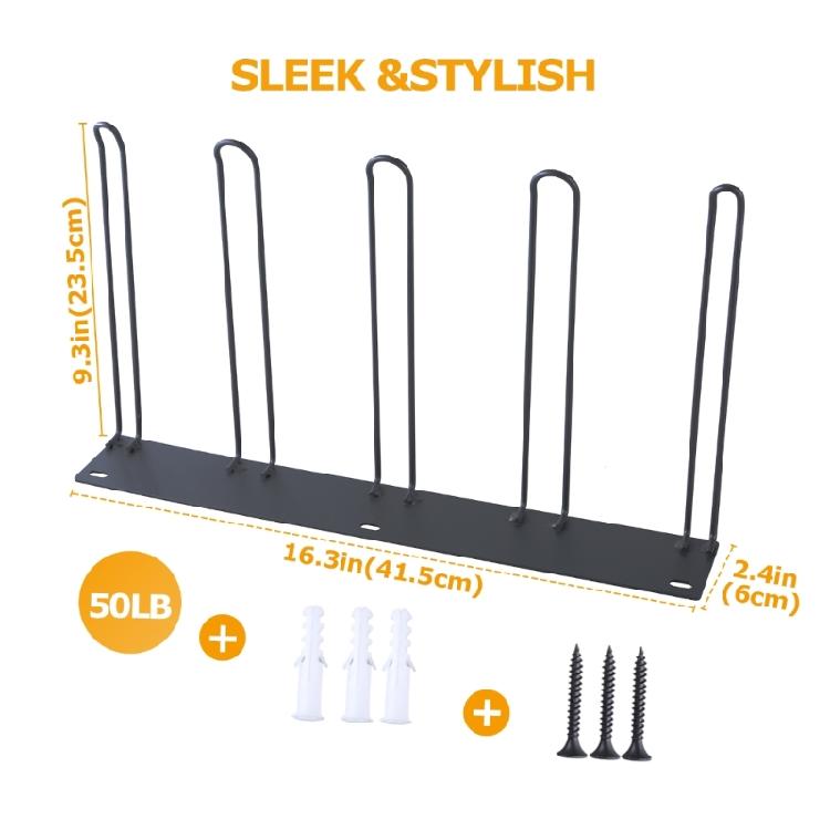 Efficient Boot Rack Storage Shelf Shoe Holder Wall Mounted Shoe Organizer