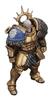 JOYTOY Warhammer Stormcast Eternals Black Talon Silver Wolf Hendrick Scale Action Figure 1/18 (Assembled)