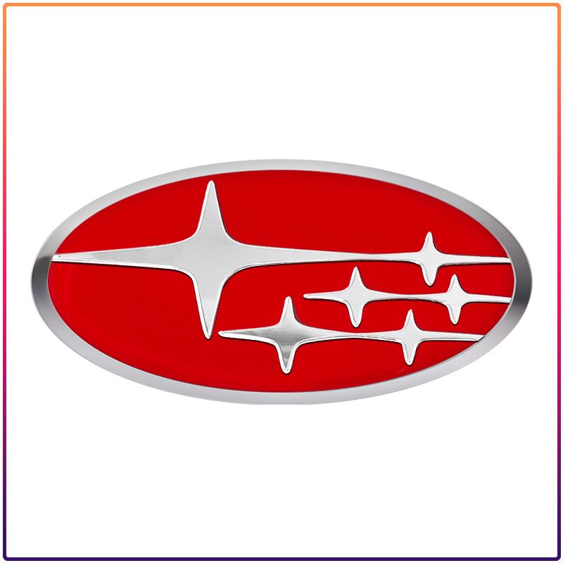 1Pcs ABS Car Steering Wheel Center Badge Emblem Sticker For Subaru Outback Impreza Forester Levorg XV STI Ascent Legacy