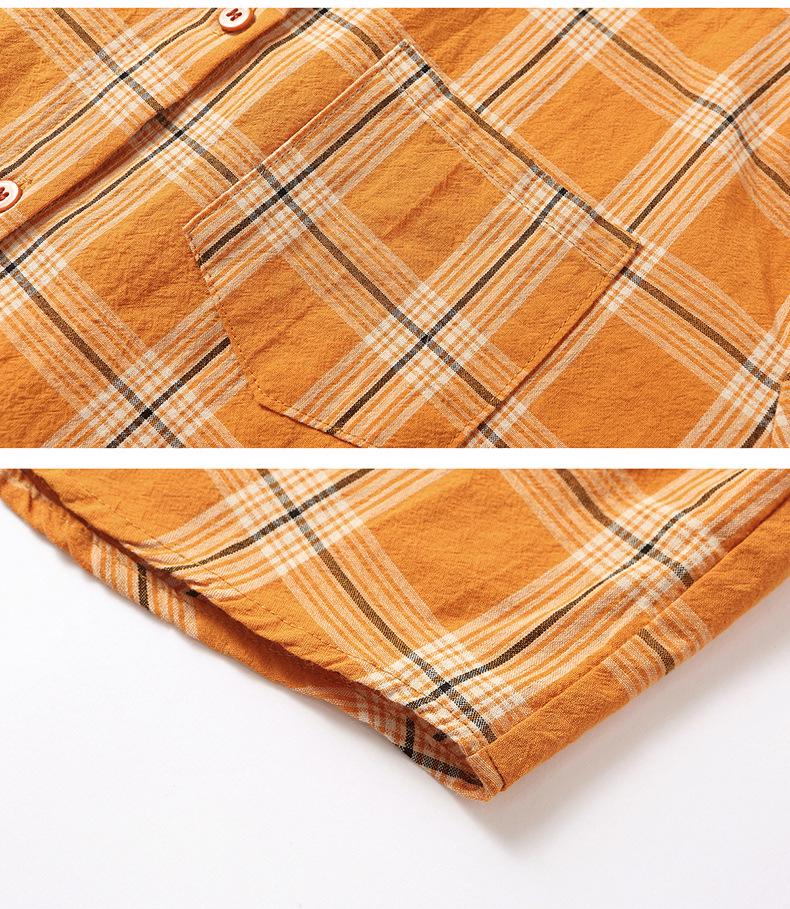 Women's High-End Cotton Plaid Long Sleeve Shirt - New for Spring & Autumn 2025, Loose Casual Fit