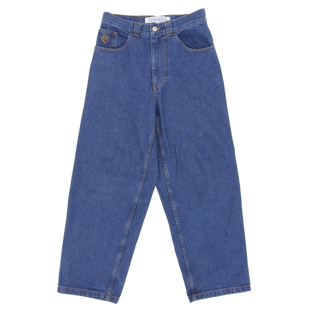 POLAR SKATE CO Men's Cotton Wide Denim Pants, Blue, Size XS Bottoms XS blueUsed