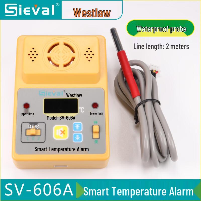 Sieval Smart Temperature Alarm with Waterproof Probe