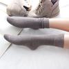 Cotton Knitting Women Socks Japanese Fashion Solid Color Long Socks Women Autumn Winter Harajuku Streetwear Vintage Socks