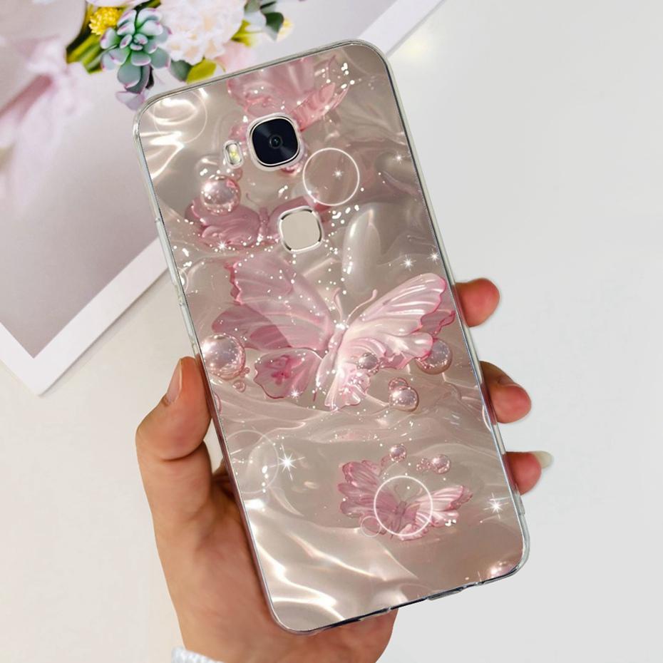 Lovely Printing Case For Huawei GR5 KII-L22 KII-L21 / GR5 2017 BLN-L21 BLN-L22 Soft Silicone TPU Back Cover Phone Cases