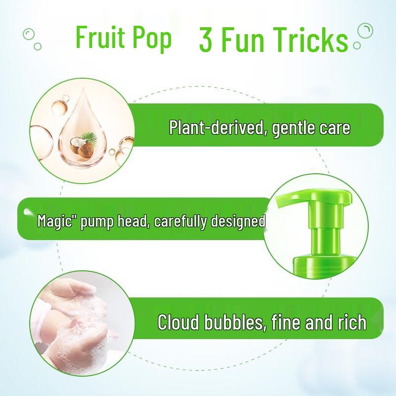 Blue Moon Kids Green Apple Foaming Hand Wash