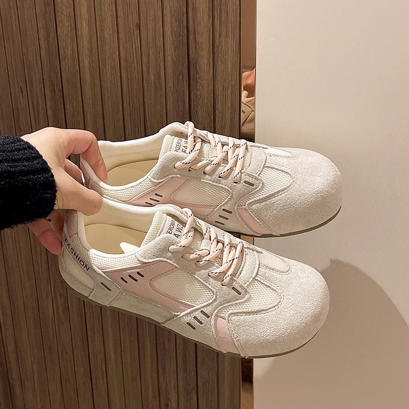 Fashion 2025 Female Early Spring New Internal Increase Puff Big Head Leisure All-match Sports Female Board Shoes