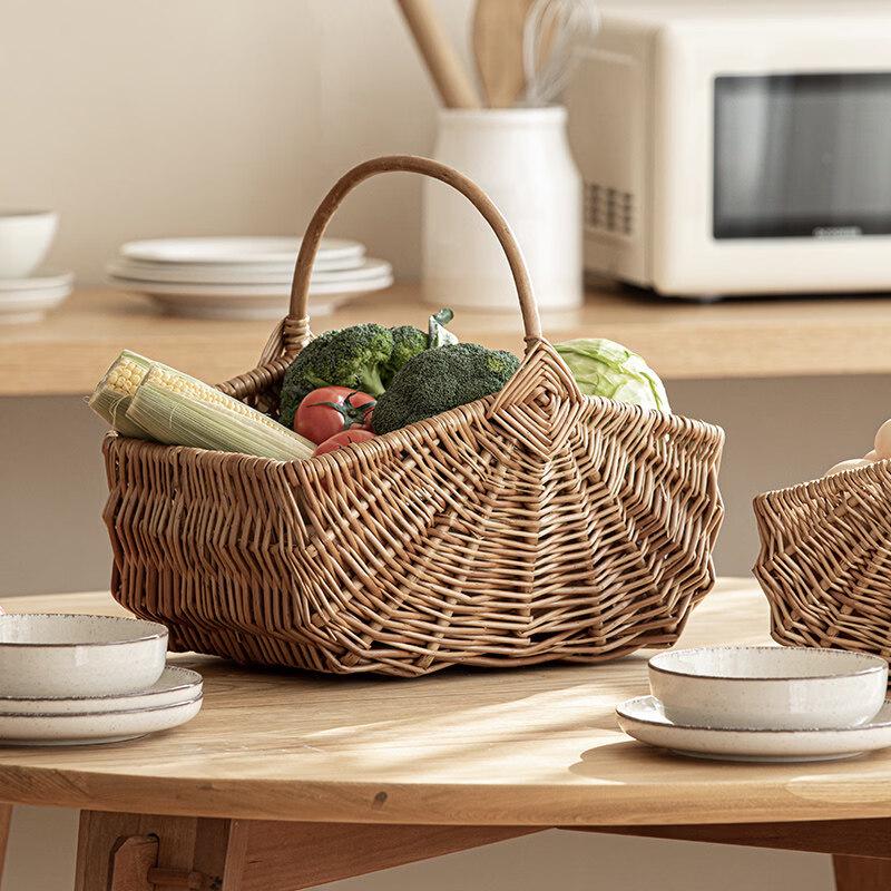 Naijiang Chinese Style Wicker Storage Basket