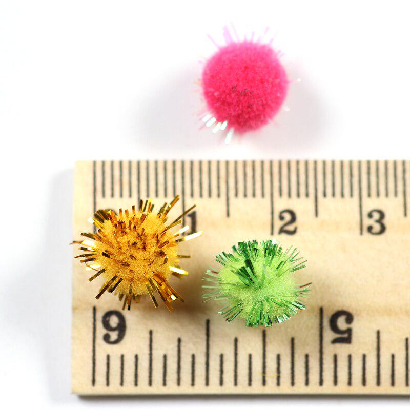 Bimoo 50pcs/bag 10mm Mix Color Flashing Fish Stimulator Ball Egg Fly Salmon Sabiki Attractor Bait Lure Krystal Glo Balls S