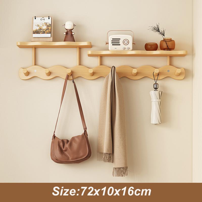 Wand-Schlüsselhalter mit Ablage, Wandmontierter Schlüssel- und Briefhalter mit 8 Haken, Eingangsbereich Schlüsselhalter, Garderobe mit Briefhalter für Wohnzimmer, Schlafzimmer