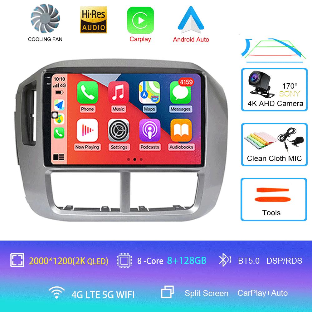 Android 14 Carplay Auto WIFI+4G For Honda Pilot 2006 2007 2008 Car Radio GPS Stereo Multimedia Video Player 2din Head Unit Audio