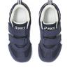 Sukusuku Basic Series Navy Size Cm Kids' Low-Cut Two-Strap Shoes, Blue/White, 236, 16.0