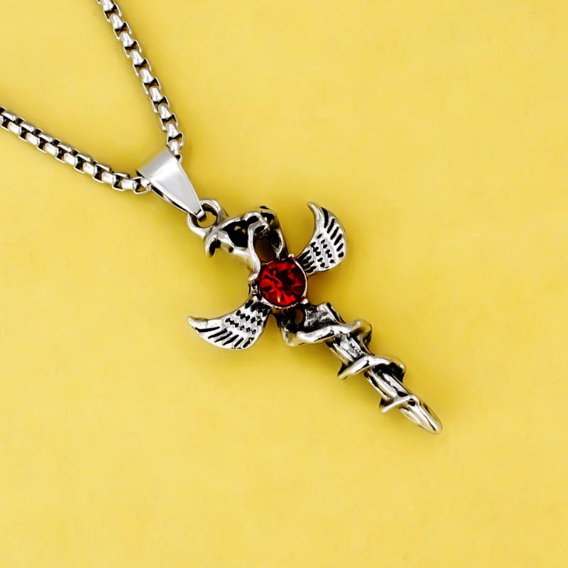 Retro Norse Mythology Double Raven Tree Of Life Pendant Necklace For Men Personality Charm Hip Hop Cool Casual Jewelry Gift