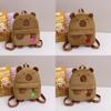 Plüsch-Cartoon-Rucksack für Kinder mit Air-Cushion-Trägern und Comic-Design für den Schulgebrauch