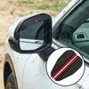 2PCS Carbon Fiber Rearview Mirror Rain Guards - Anti-Glare Sun Visor Cover for Clear Vision, Universal Car Mirror Accessories