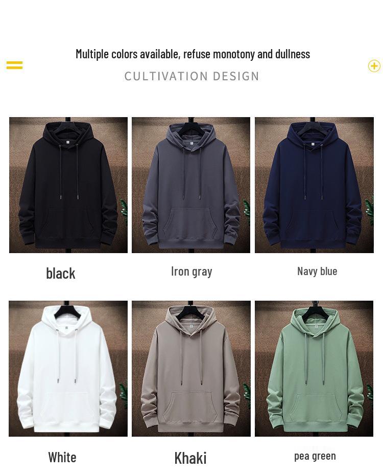 Men's Trendy Autumn Hooded Sweatshirt - Casual, Comfortable Printed Pullover