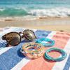 17Pcs Boho Shell-Inspired Beaded Bracelet Set for Women Pastel Color Layered Wrist Jewelry Summer Beach Vacation Accessories