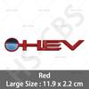 1 Pièce Métal 3D HEV Emblème Logo Style Voiture Coffre Arrière Lettres Badge Autocollants Pour Camry Granvia Sienna Avalon Corolla Highlander Hilux