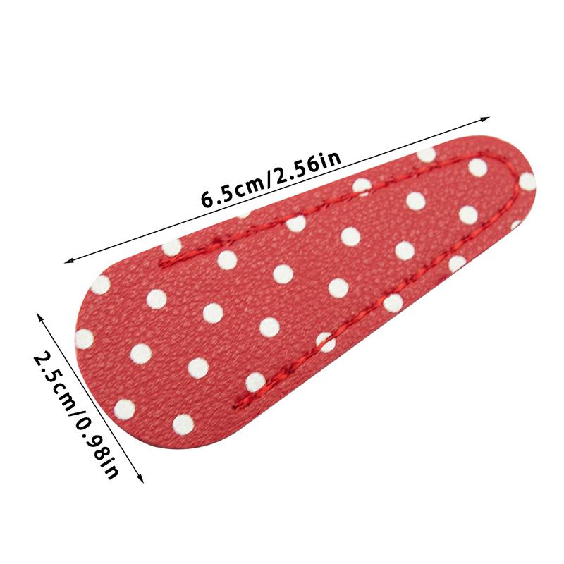 Pokrowiec na nożyczki w kropki Pokrowiec skórzany ochronny na główki nożyczek Akcesoria do narzędzi do szycia