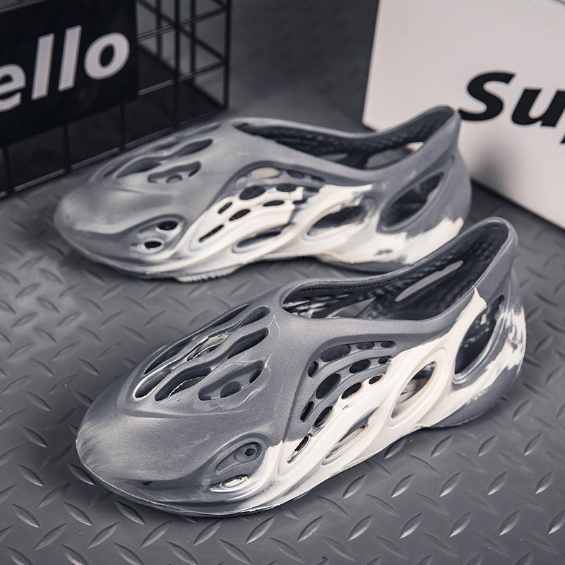 Camouflage coconut hole shoes summer couple wading beach shoes hollow sports teen men's and women's shoes