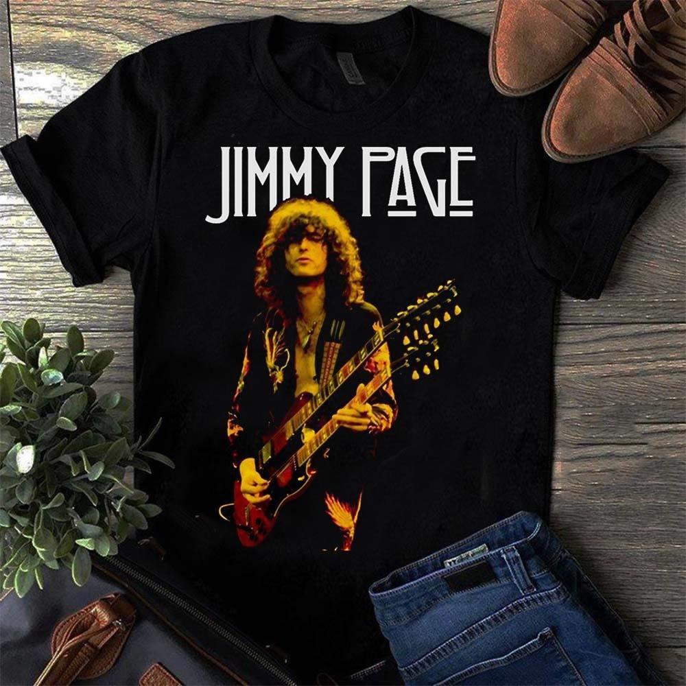 

Новая редкая футболка Jimmy Page Reprint Tee S To 4Xl P883 1270 Футболка